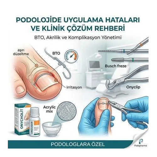 Podolojide Uygulama Hataları ve Klinik Çözüm Rehberi | Podopharma