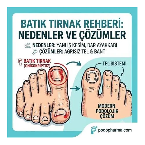 Tırnak Batması Neden Olur, Nasıl Tedavi Edilmelidir? Tırnak Batması Geçer mi?