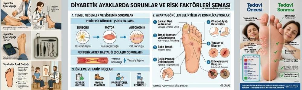 diyabetik ayakta dikkat edilmesi gerekenler