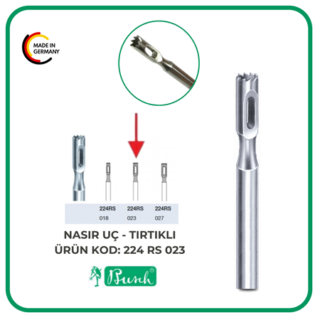 BUSCH NASIR FREZE UÇ - TIRTIKLI - 224RS 023