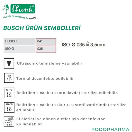 BUSCH FREZE TOP UÇ - 84RS 040