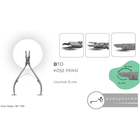 BTO PODOLOJİ KÖŞE PENSİ - BT 1123