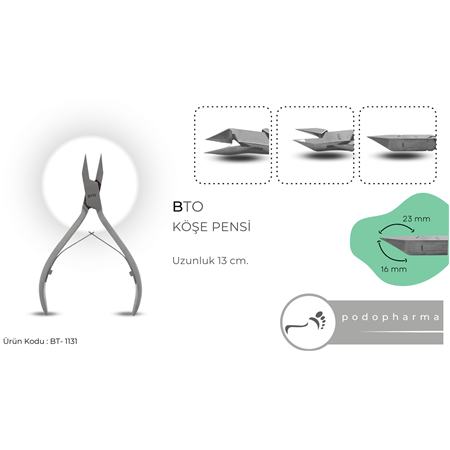 BTO PODOLOJİ KÖŞE PENSİ - BT 1131