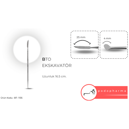 BTO PODOLOJİ EKSKAVATÖR - BT 1135