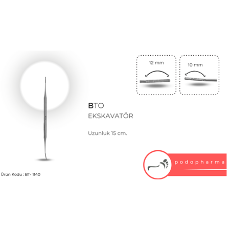 BTO PODOLOJİ EKSKAVATÖR - BT 1140