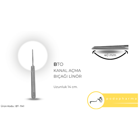 BTO KANAL AÇMA BIÇAĞI LİNÖR - BT 1141