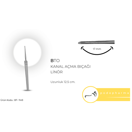 BTO KANAL AÇMA BIÇAĞI LİNÖR - BT 1149