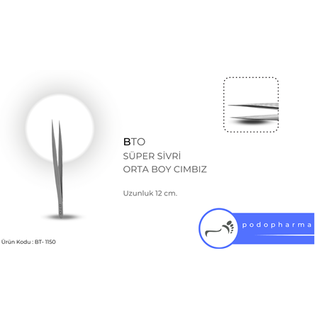BTO SÜPER SİVRİ ORTA BOY CIMBIZ - BT 1150