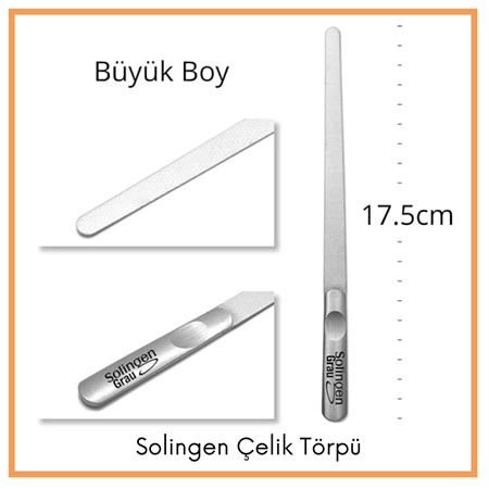 SOLİNGEN ÇELİK TIRNAK TÖRPÜSÜ 17.5 CM