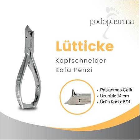 LÜTTİCKE PODOLOJİ KAFA PENSİ - 601